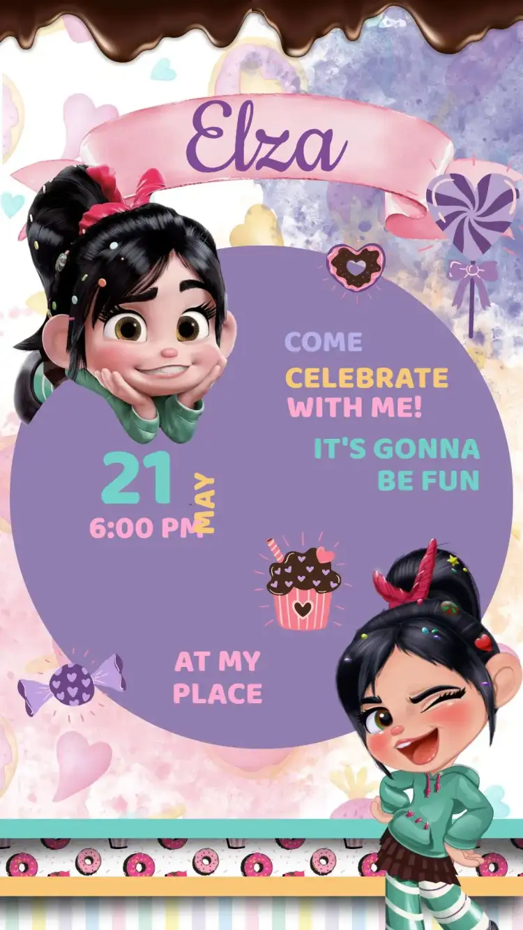 Venelope's Birthday Invitation