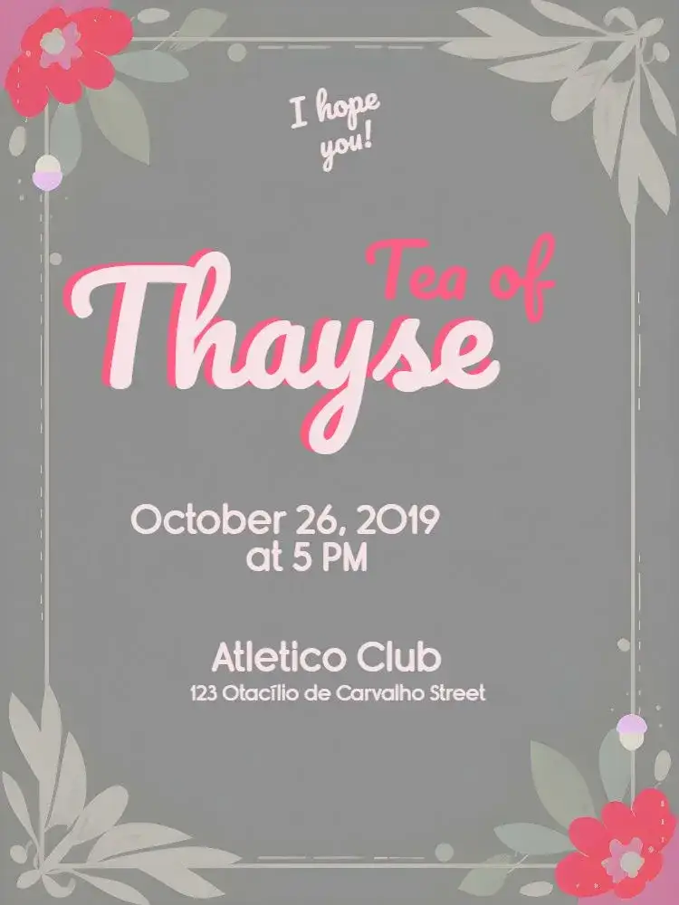 Invitation Bridal Shower Leaves – Bridal Shower theme floral, modern, elegant, pink, natural, delicate