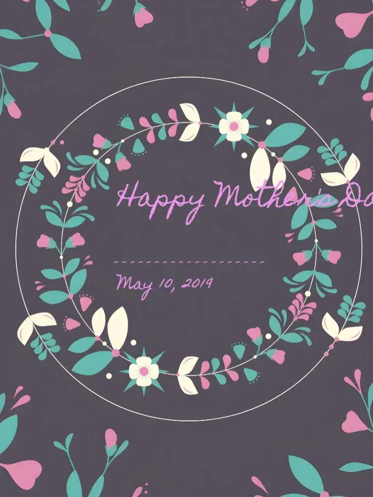 Mother's Day Post Card invitation