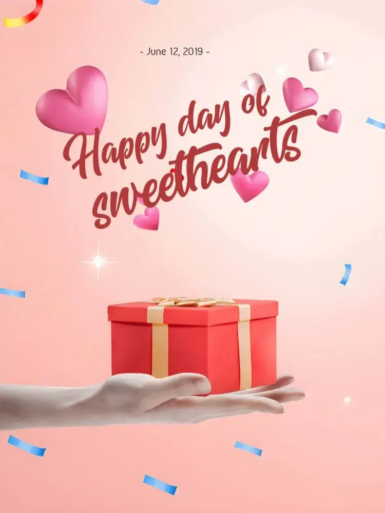 Romantic Valentine's Day Post invitation