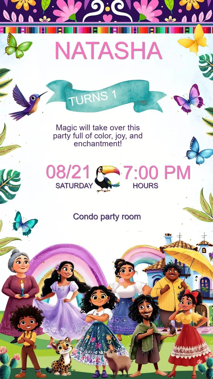 Enchanted Birthday Invitation