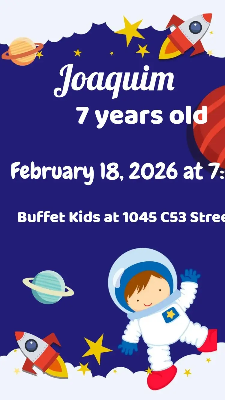 Astronaut invitation