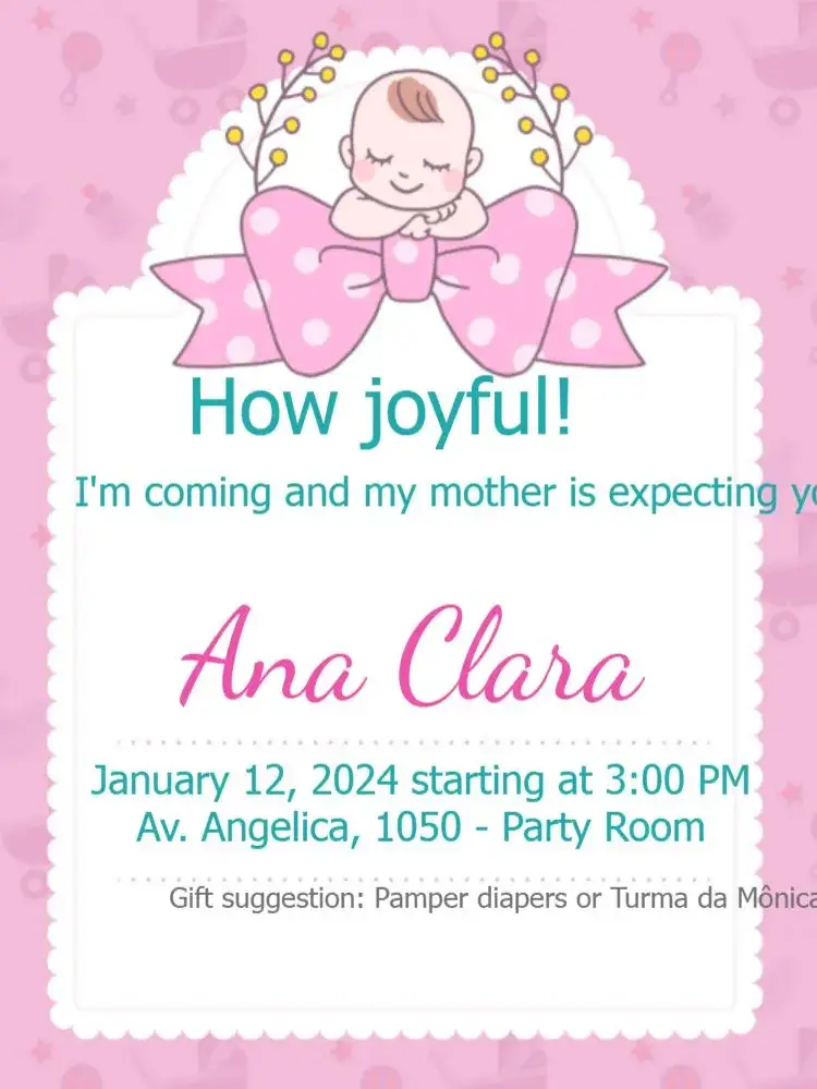 Invitation Girl Tea – Raffle Tea theme floral, colorful, modern, cheerful, childlike