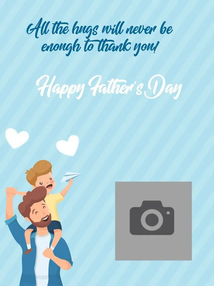 Father's Day Card Early Childhood Education Man invitation