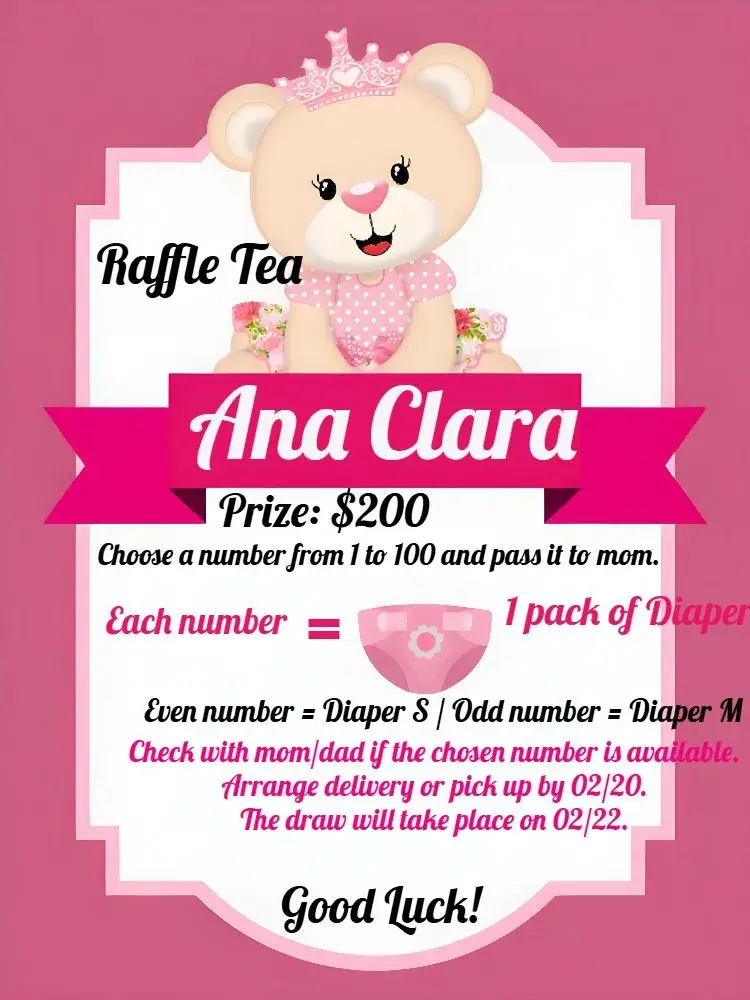 Princess Pink Teddy Bear Baby Shower invitation