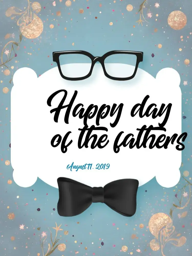 Father's Day Paternal Post invitation