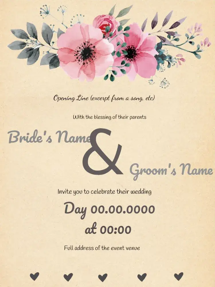 Digital Wedding invitation