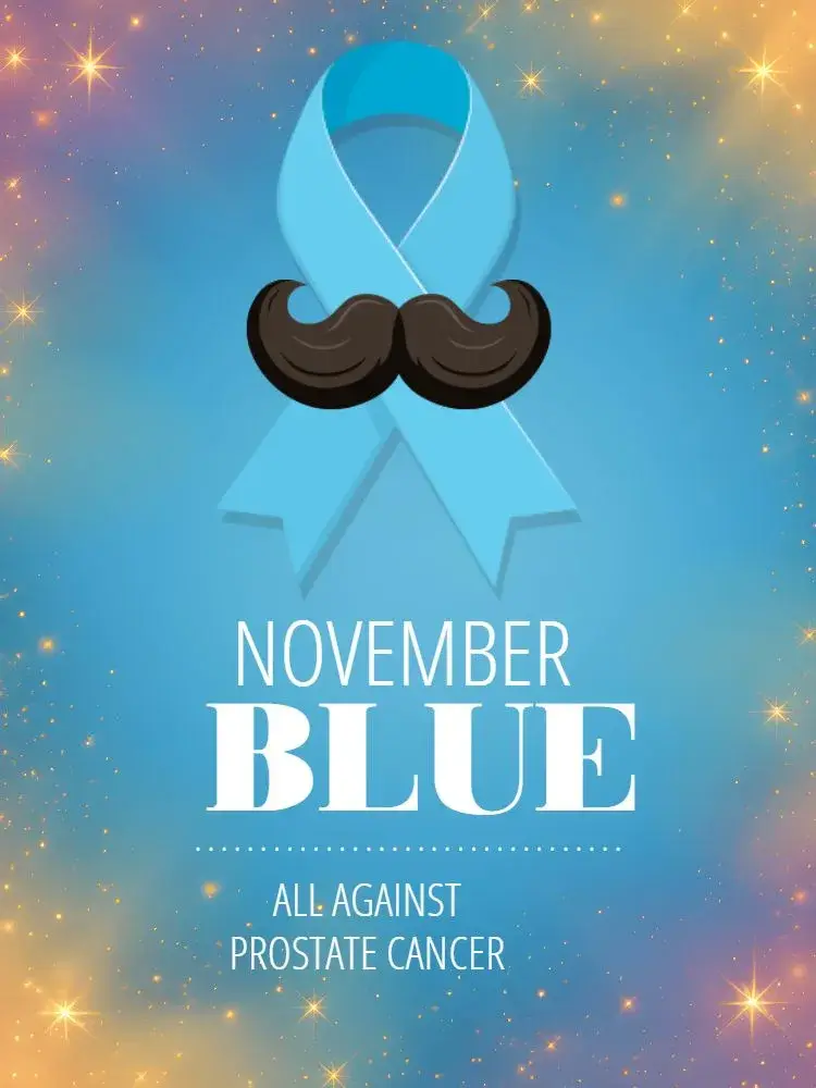 Post For Blue November Health invitation
