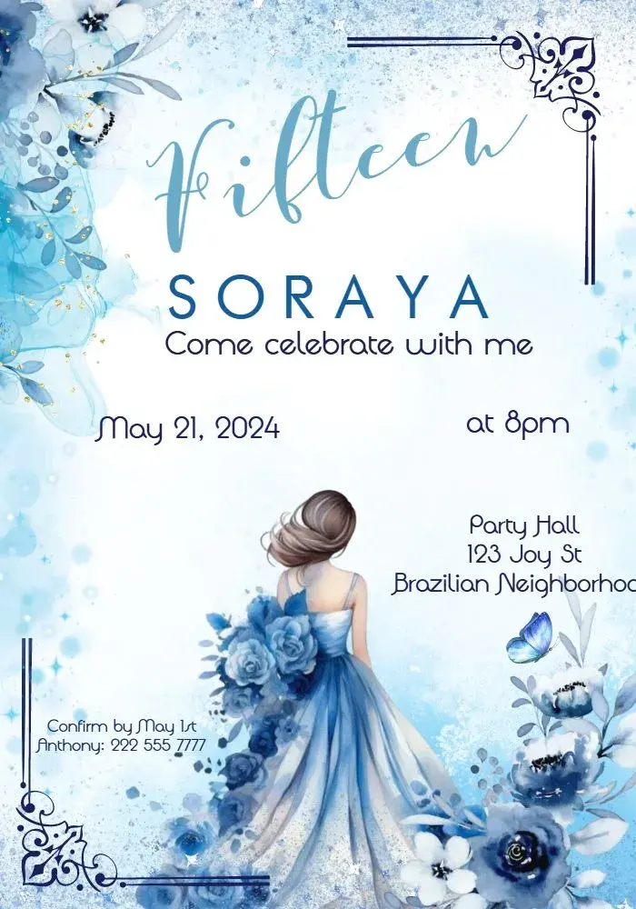 Quinceañera invitations to customize online