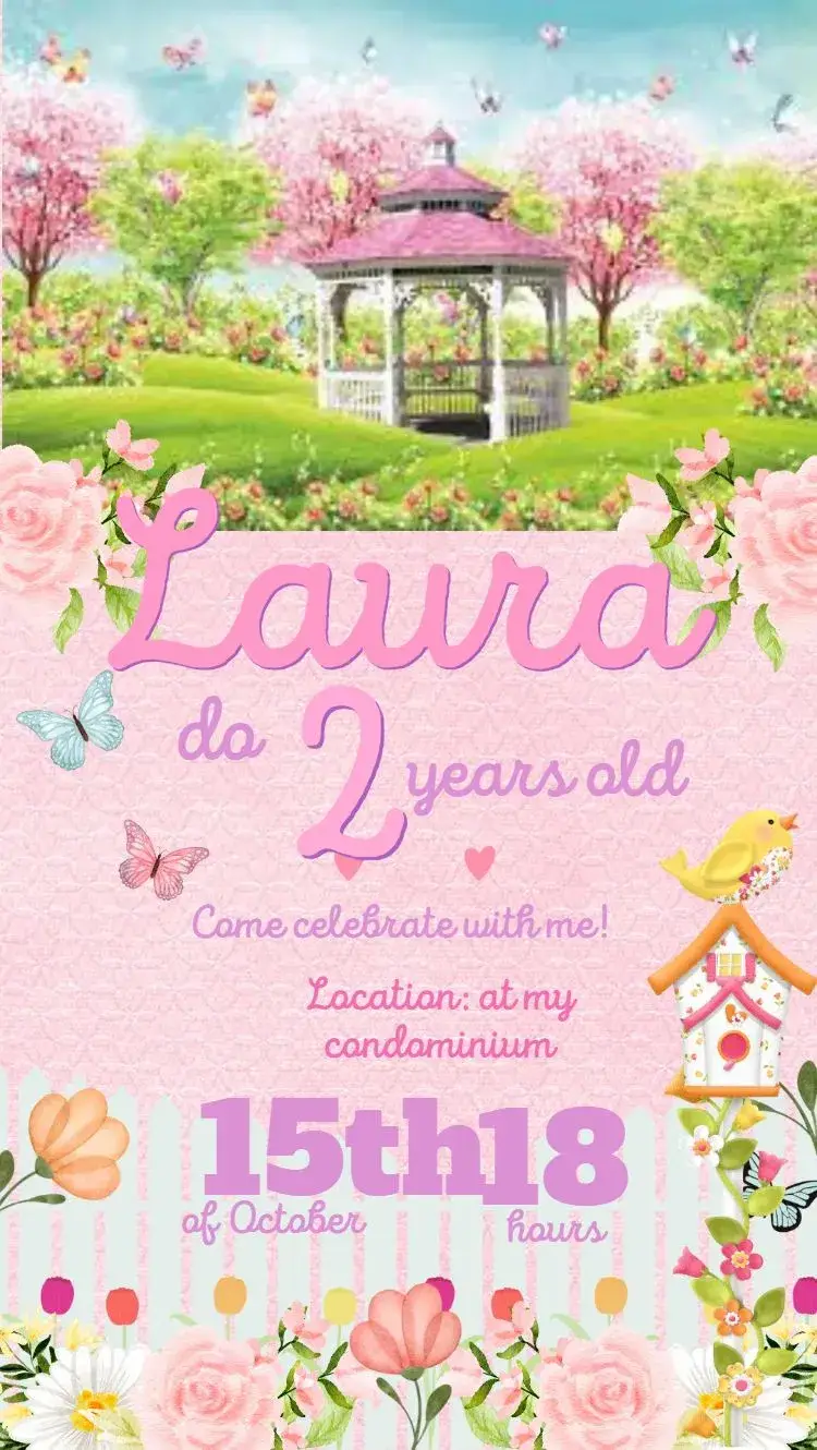 Enchanted Garden invitation