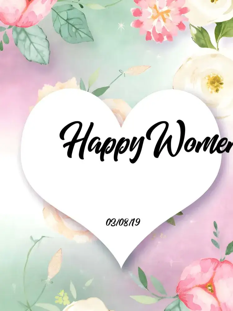 Invitation Post International Women's Day Female – Most searched for theme floral, pink, modern, delicate, feminine