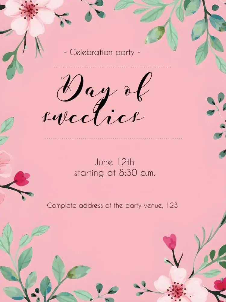 Valentine's Day invitation