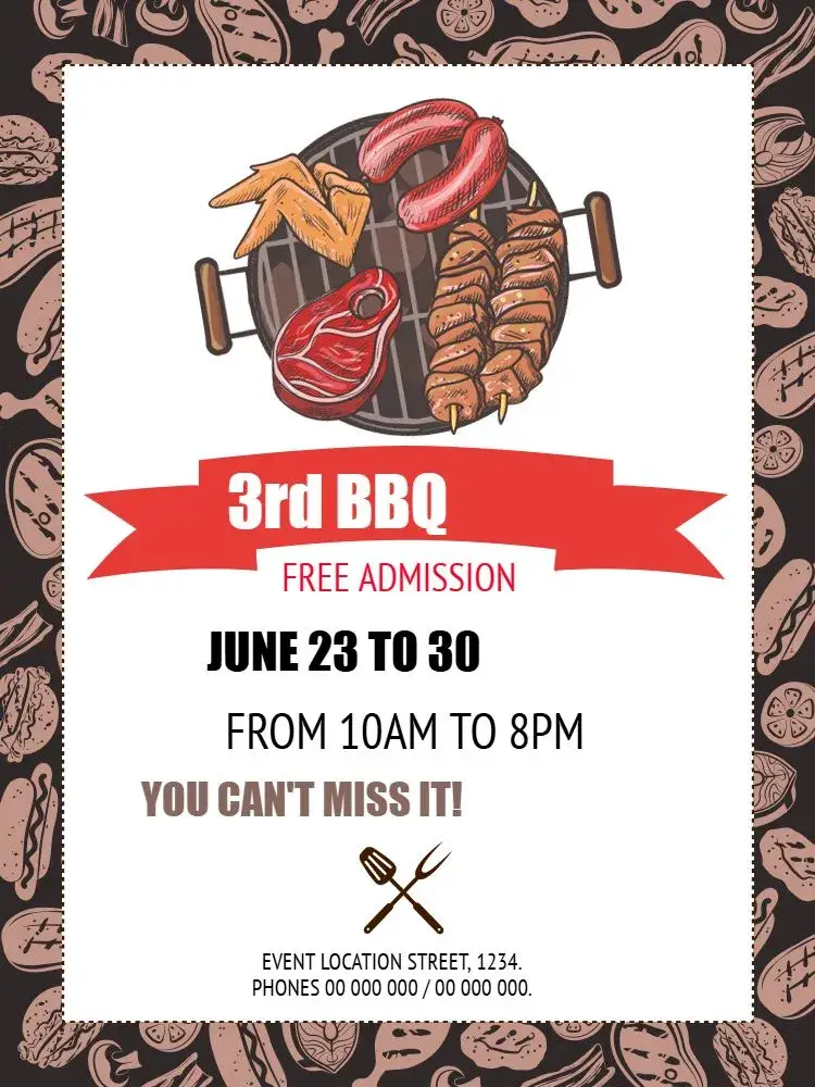 Barbecue Celebration invitation