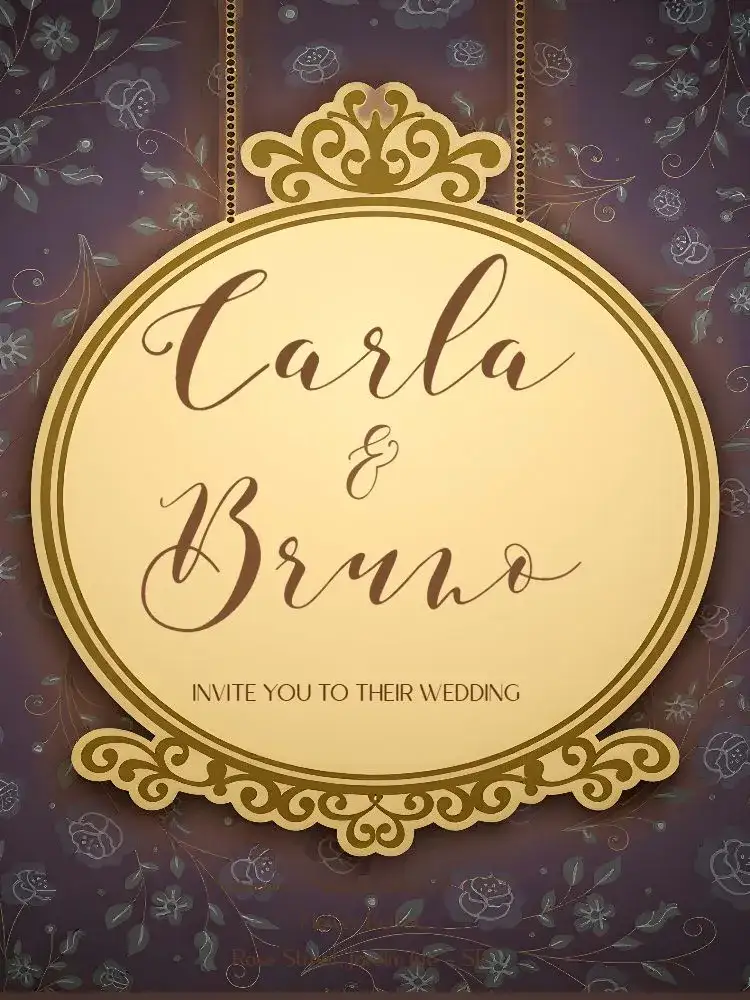 Invitation Vintage Beige Wedding – Wedding theme vintage, beige, romantic, elegant, classic
