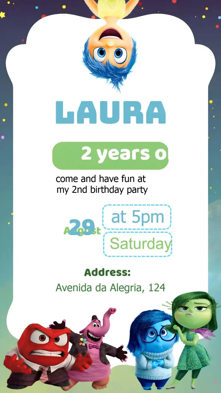 Funfully Fun invitation