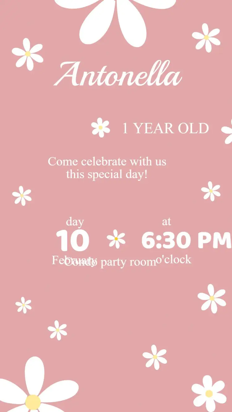 Margaret's Birthday Invitation