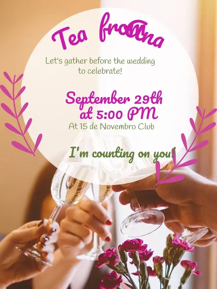 Bridal Shower - Friends Style Grand Opening invitation