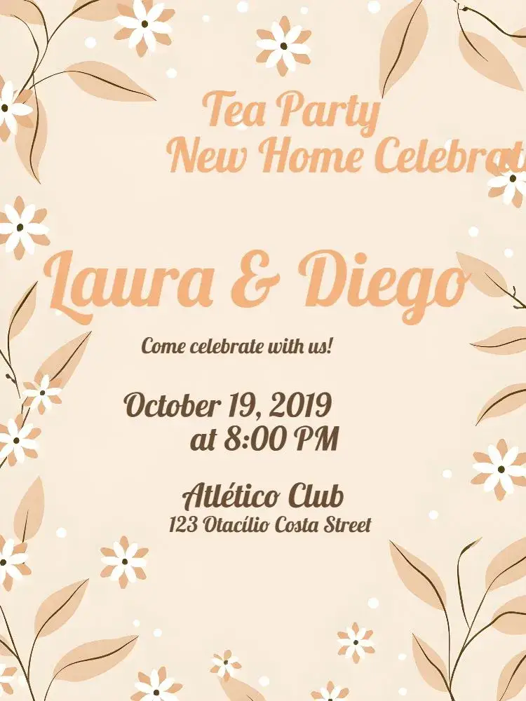 Housewarming Bridal Shower invitation