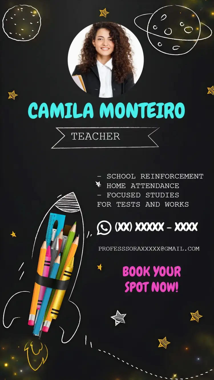 Invitation Business Card Reinforcement Classes Difficulty – Most searched for theme colorful, modern, educational, fun, attractive, learning illustrations