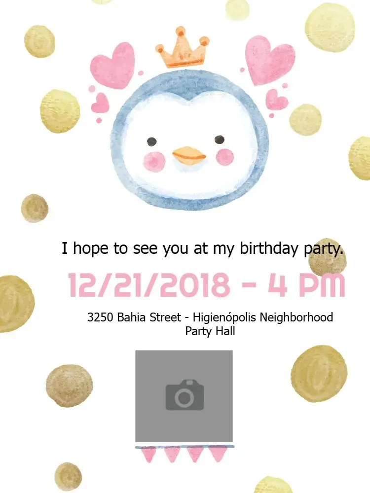 Digital invitation