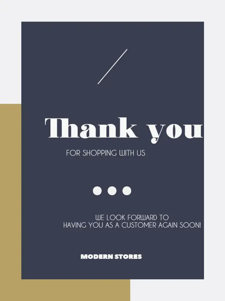 Invitation Minimalist Simple Customer Thank You Card – Card theme minimalist, modern, elegant, simple, clear, sophisticated