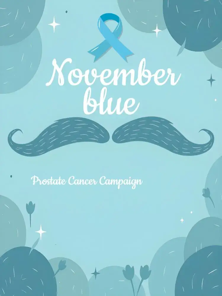 Post For Blue November Man invitation