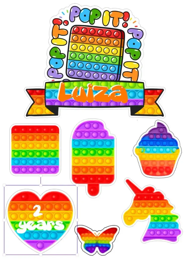 Top Of Cake Pop It Cupcake invitation