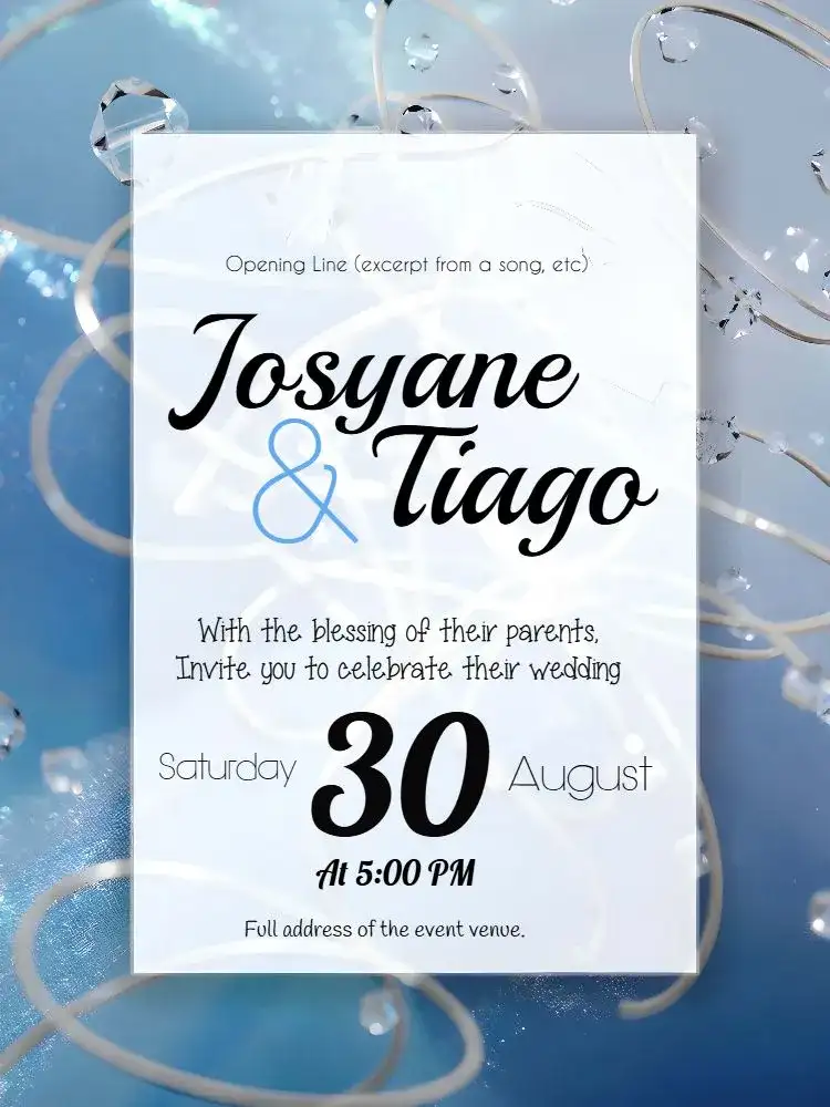 Modern Glass Wedding