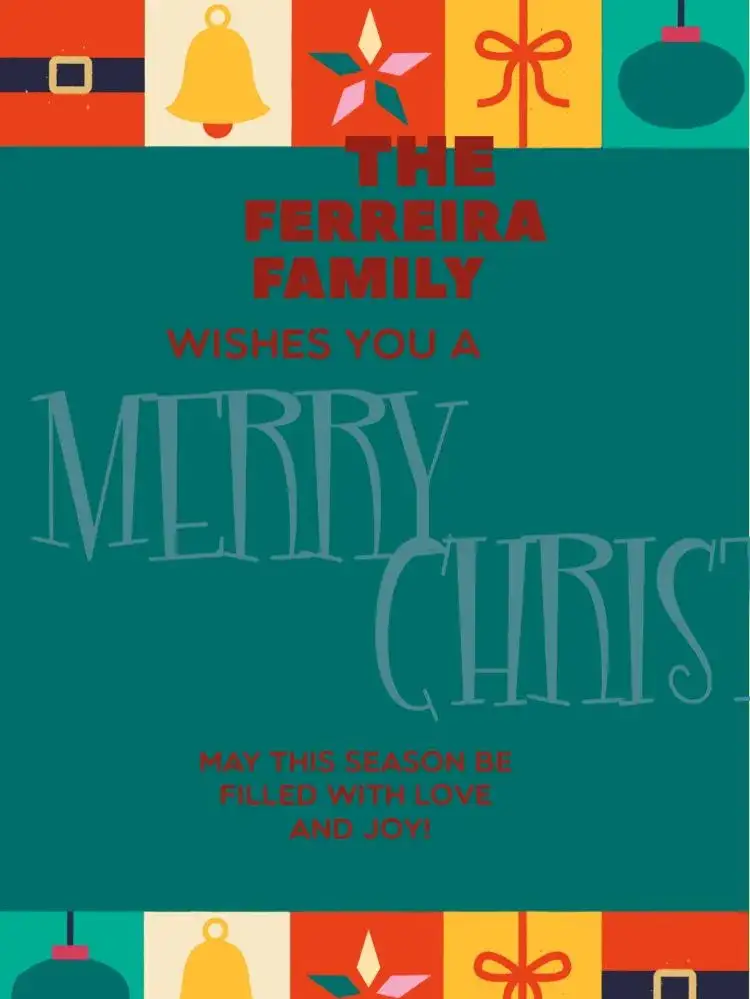 Invitation Classic Christmas Card Noel And Download Party – Card theme classic, playful, beige, festive, Christmas-themed, decorative