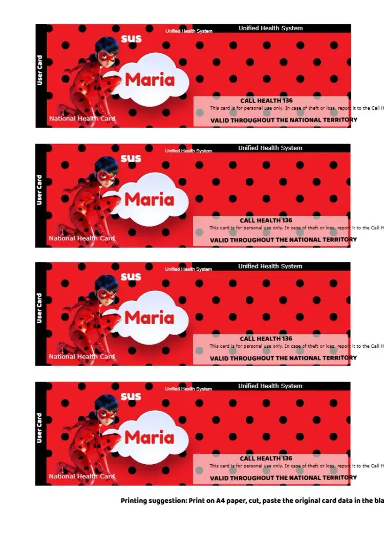 Miraculous Ladybug Black Sus Card invitation