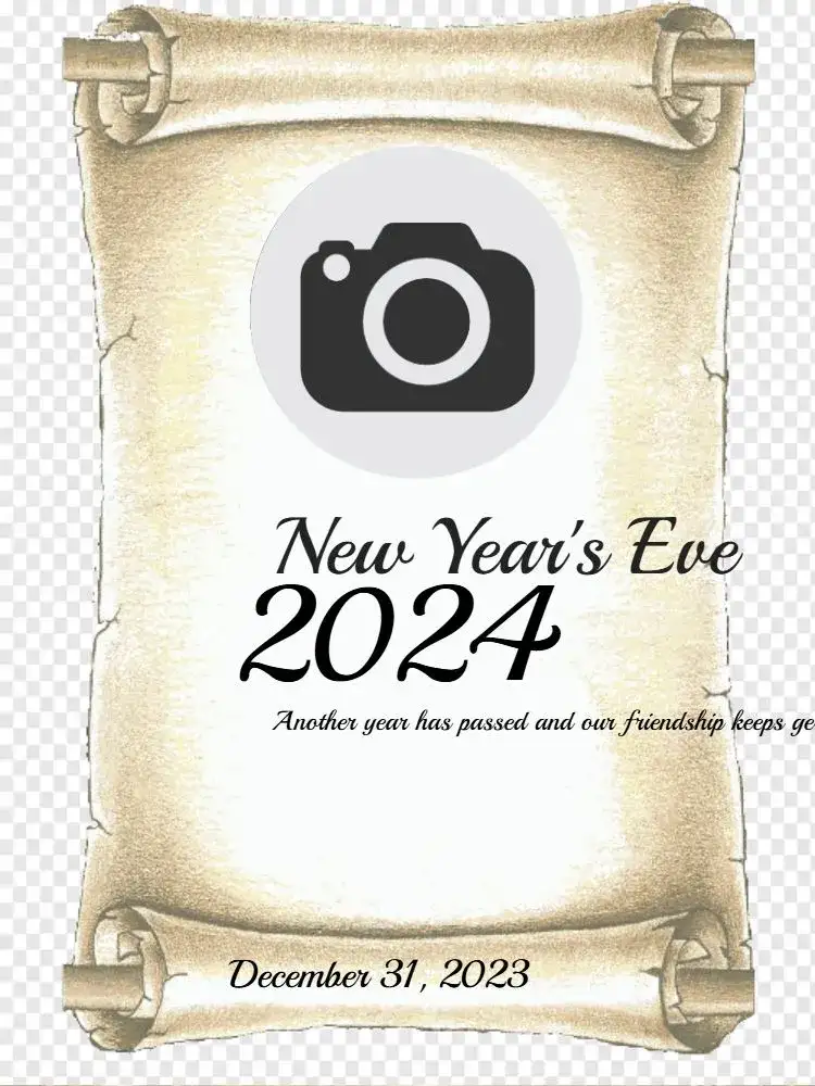 New Year's Eve Papyrus Photo WhatsApp