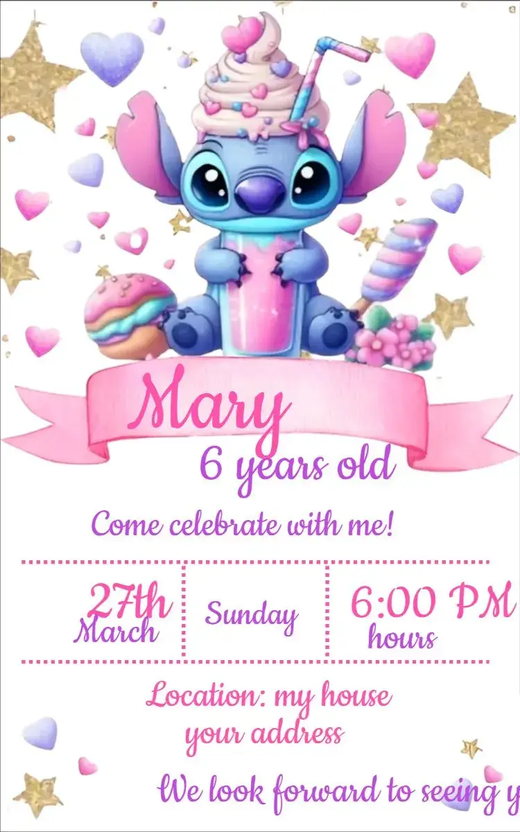Stitch Bakery 2 invitation