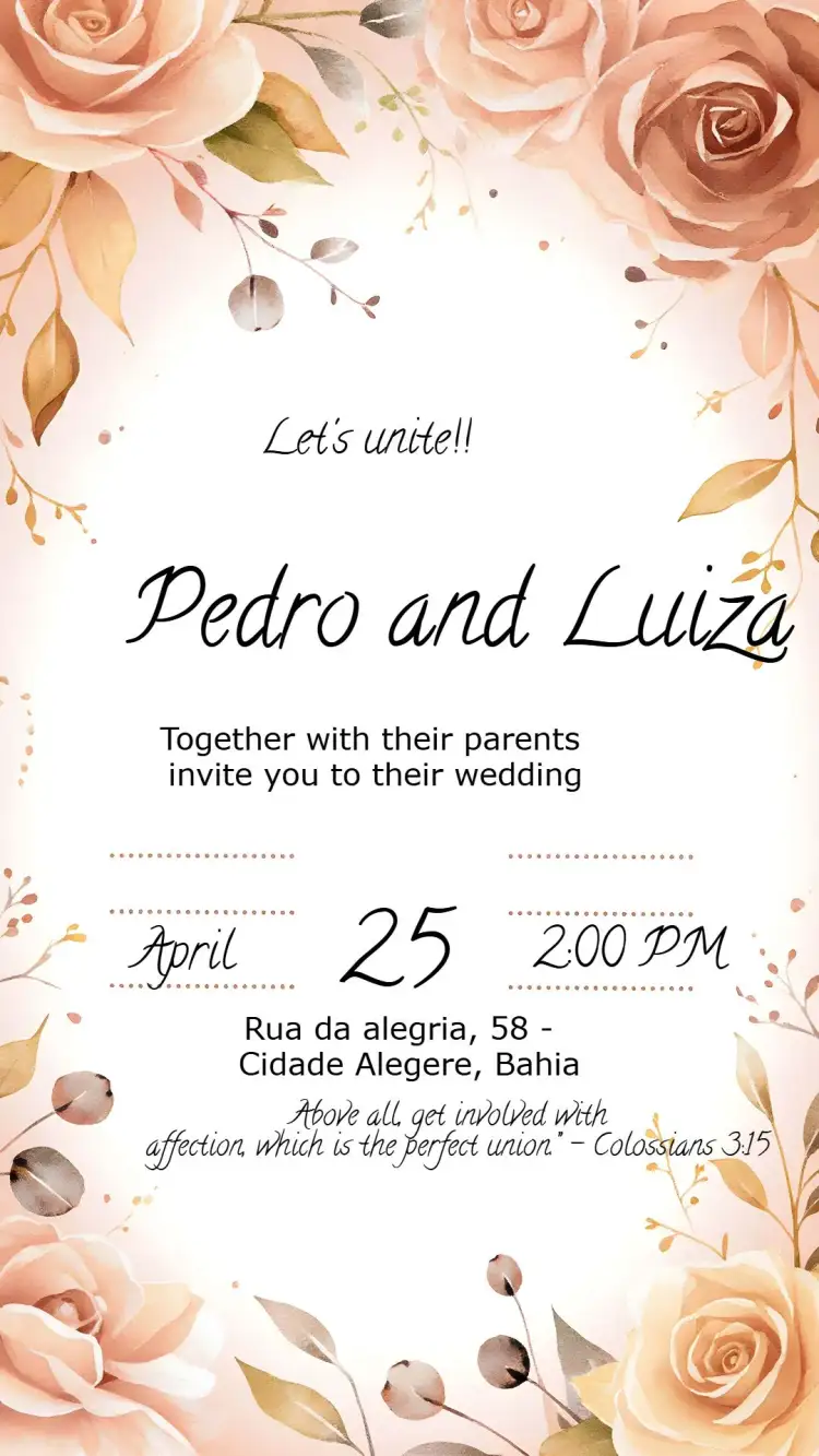 Invitation Watercolor Floral Wedding Flowers – Wedding theme floral, watercolor, romantic, rustic, modern