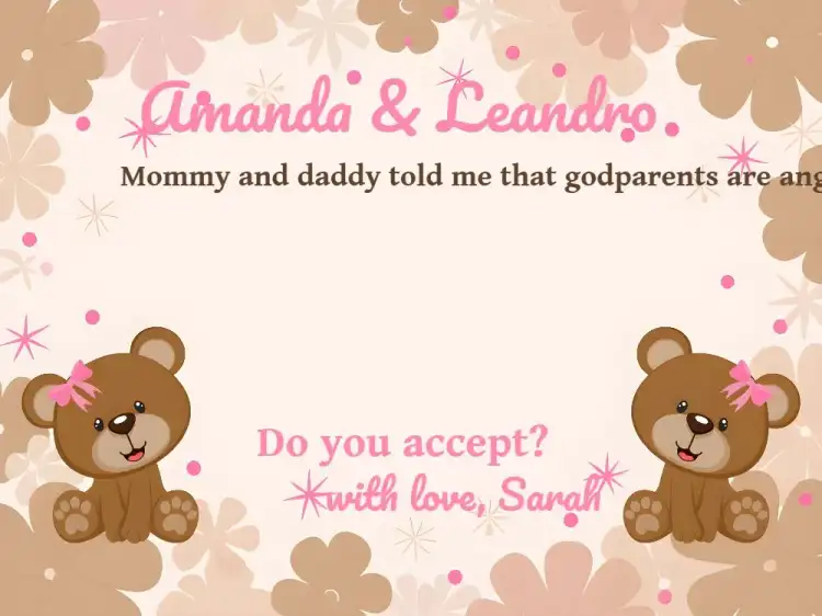 Godparents Of Baptism Little Bear Religion