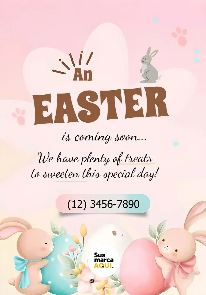 Delicate Easter Stories invitation