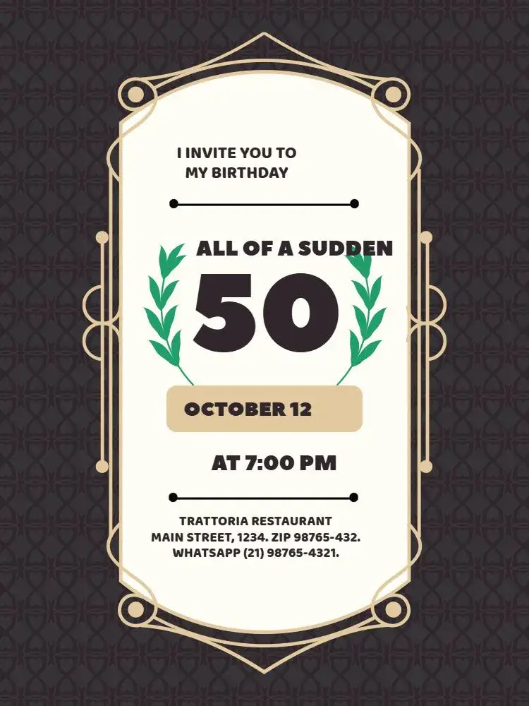 Repente 50 Male invitation