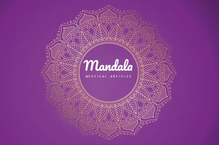 Invitation Mystical Good Front Card – Card theme esoteric, zen, mandalas, soft colors, floral, minimalist