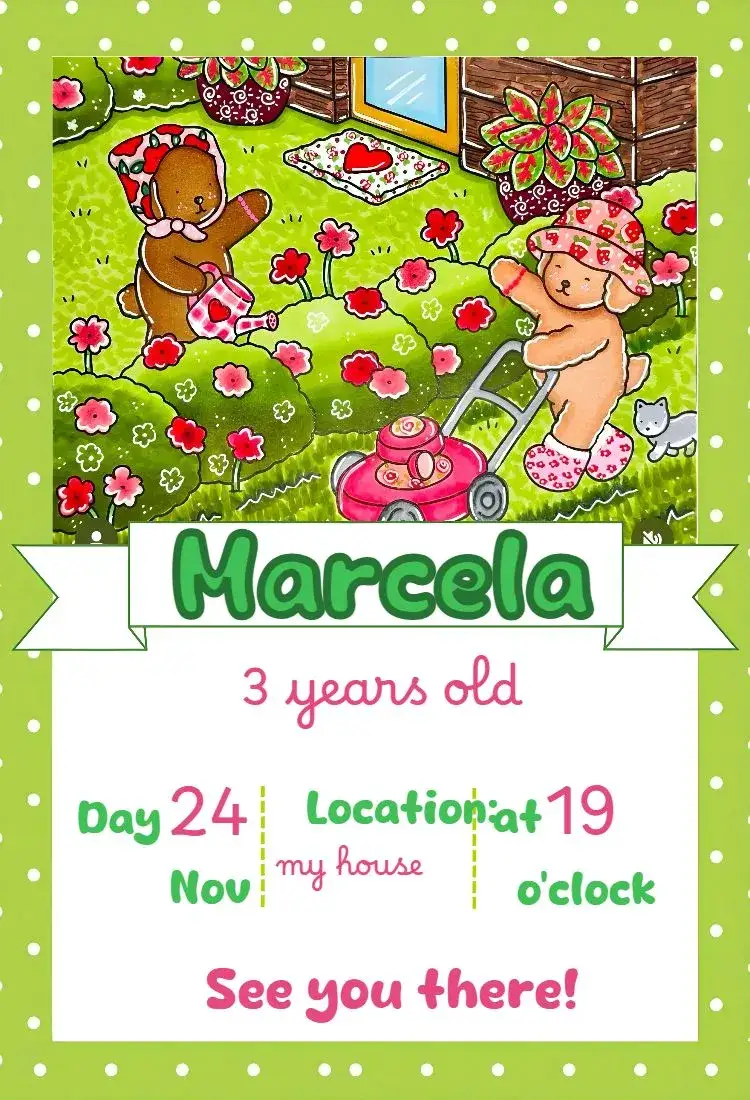 Invitation Bobbie Goods Birthday Invitation – Kids' Birthday Party theme colorful, playful, fun, modern, themed, cheerful