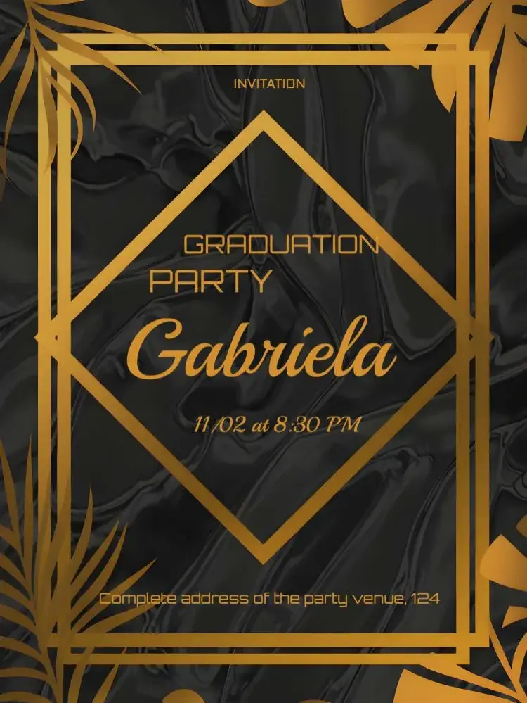 High School Graduation invitation