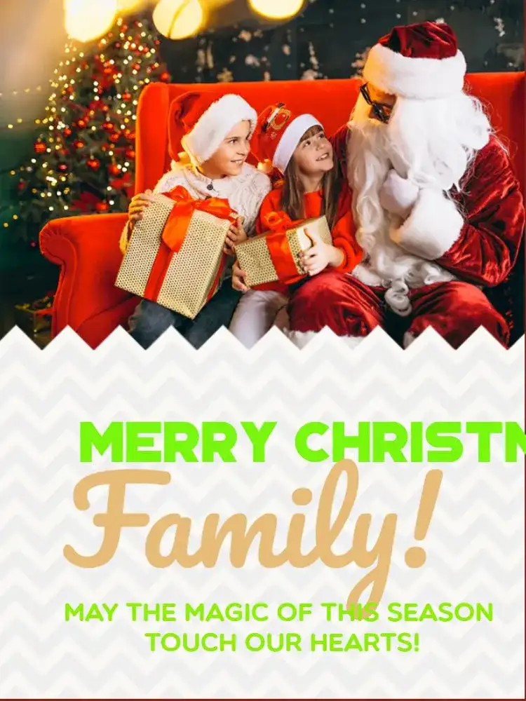 Minimalist Christmas Decoration Card