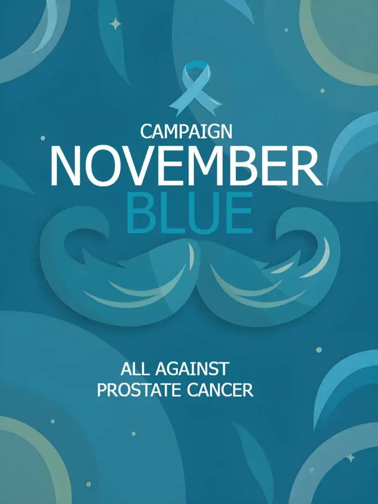 Post For Blue November Cancer invitation