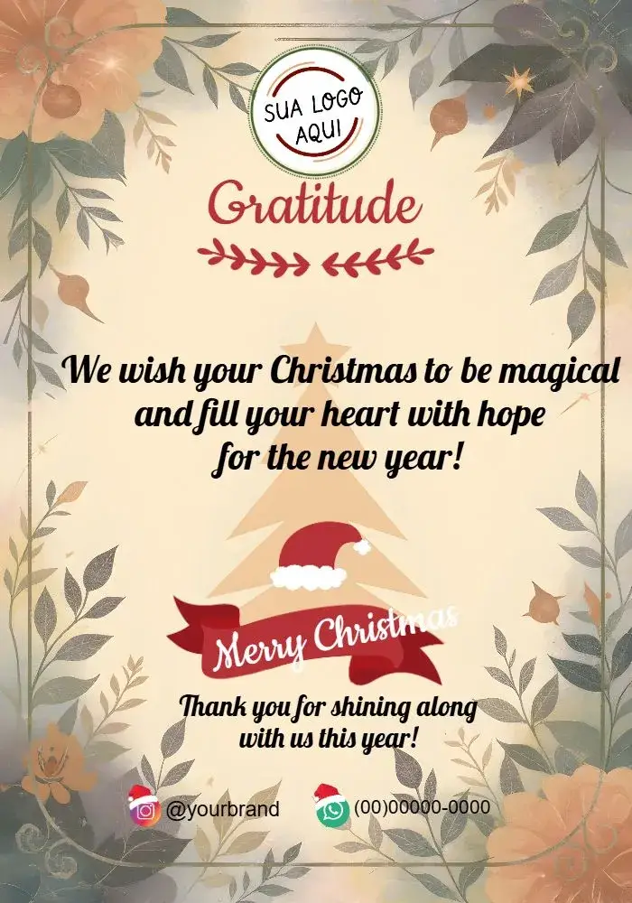 Card For Stores Christmas Hat invitation