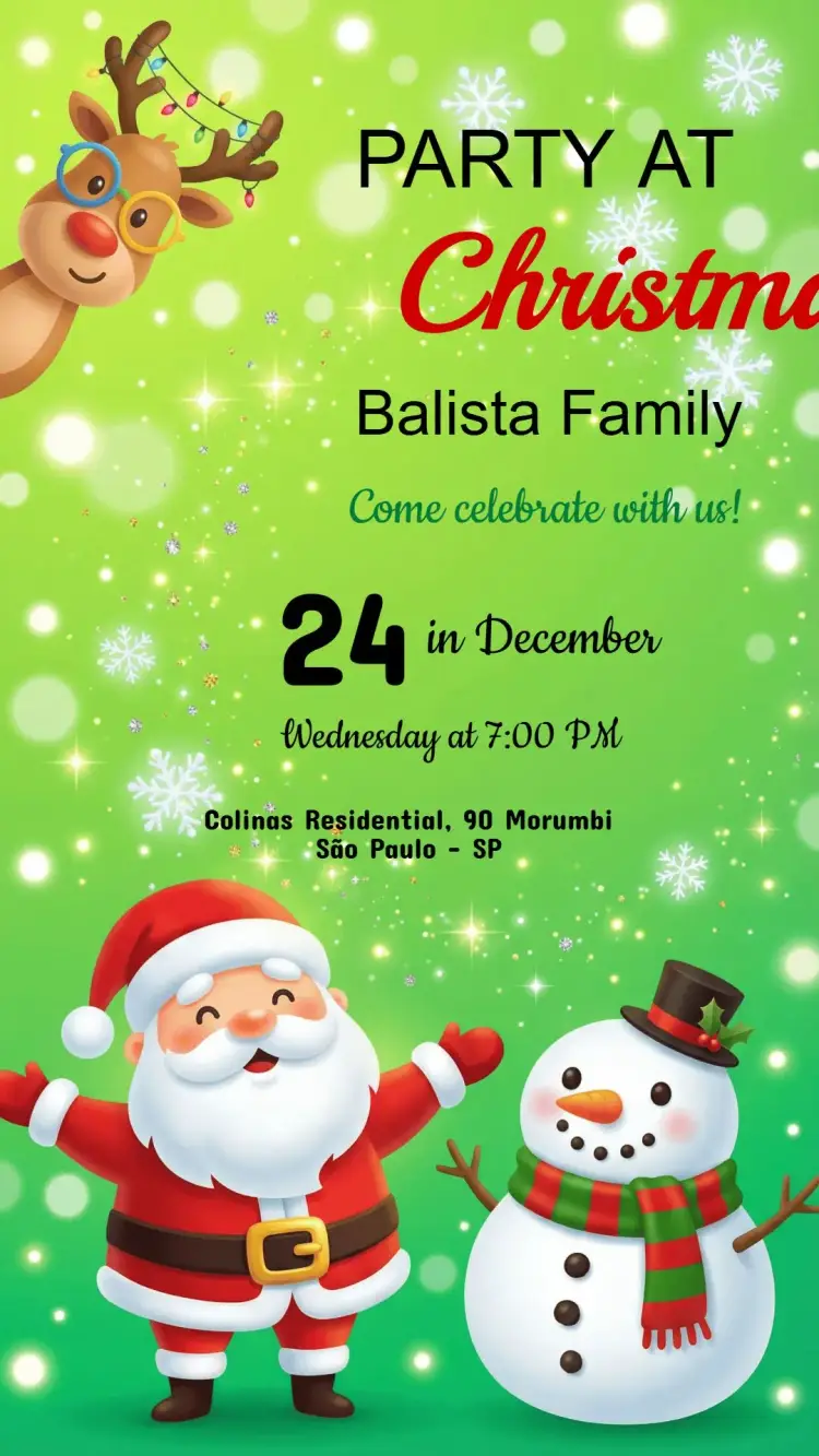 Christmas Party Invitation
