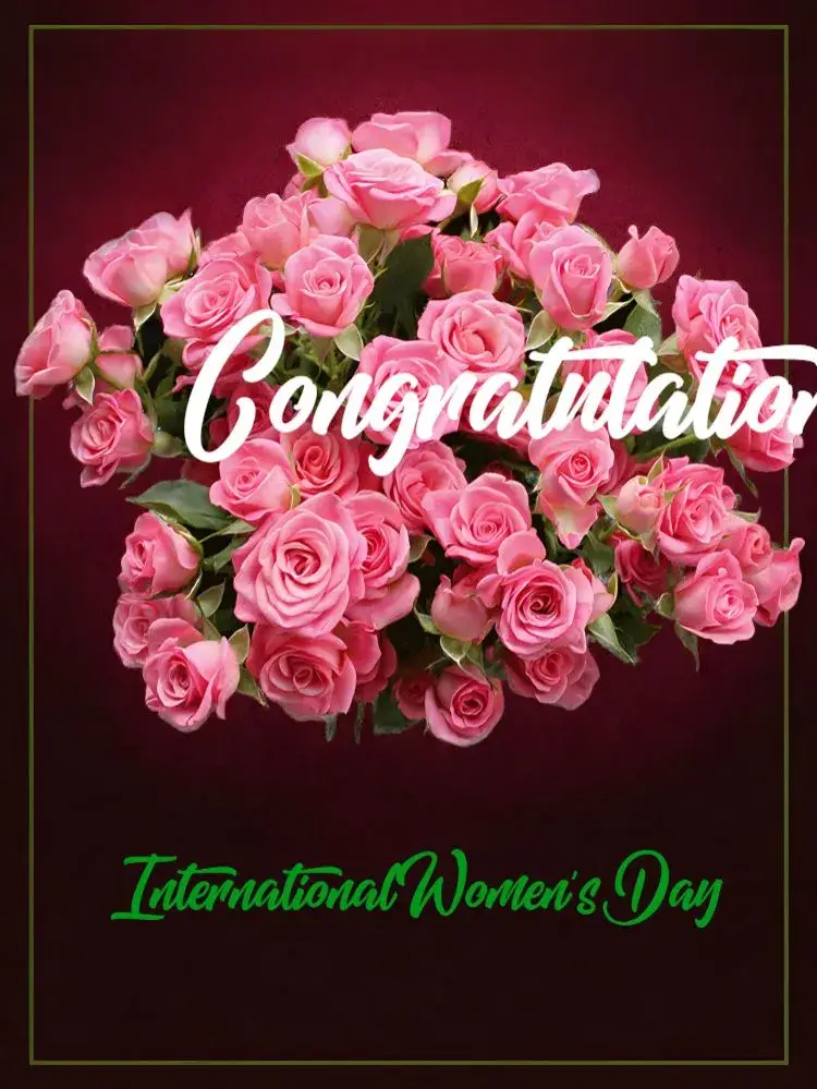 Post International Women's Day Female invitation