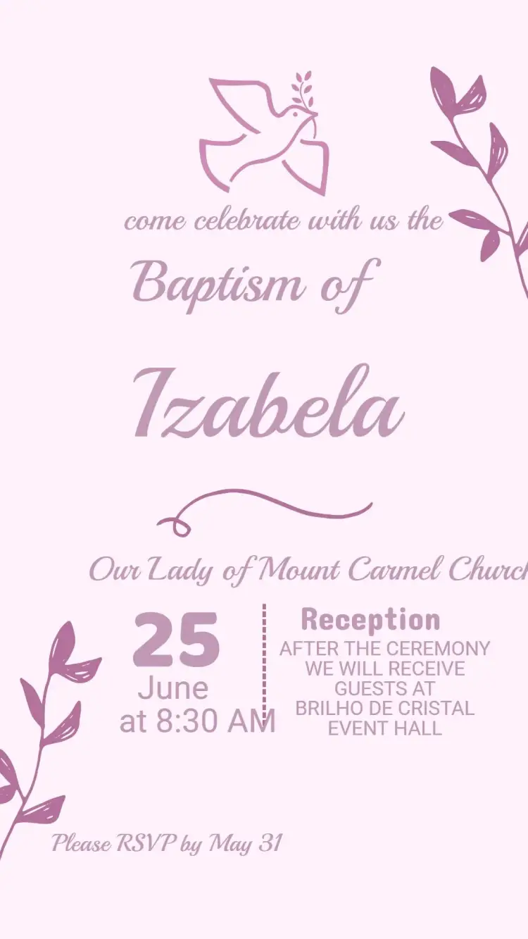 Baptism Invitation