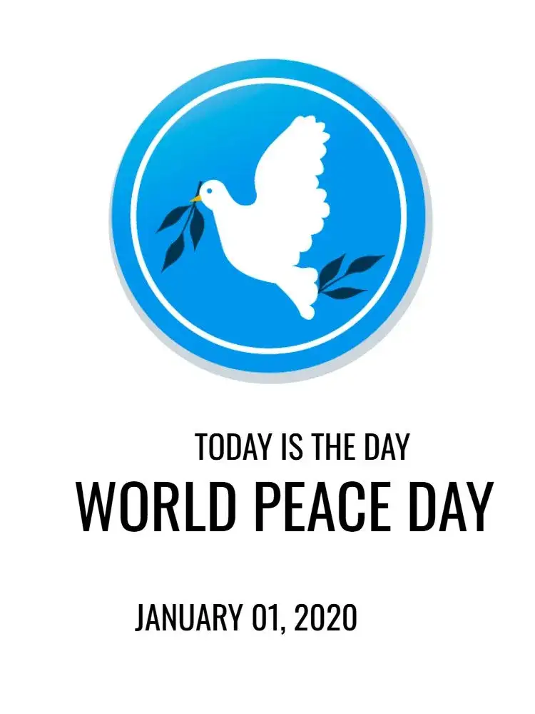 Invitation Post World Peace Day Hope – Commemorative Dates theme minimalist, modern, pastel, sustainable, inspiring