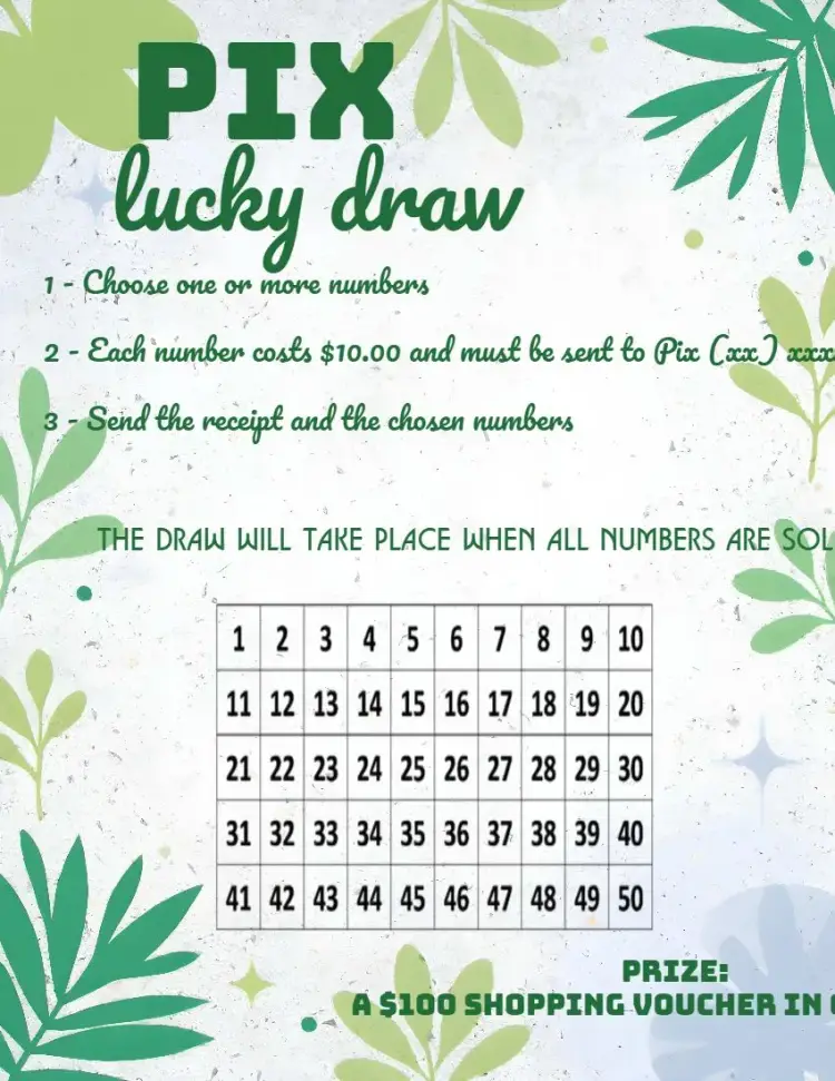 Raffle Pix Of Luck Green Clover invitation