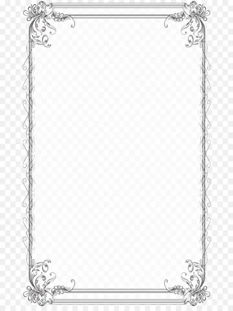 Wedding Frame Worked Outline Vows