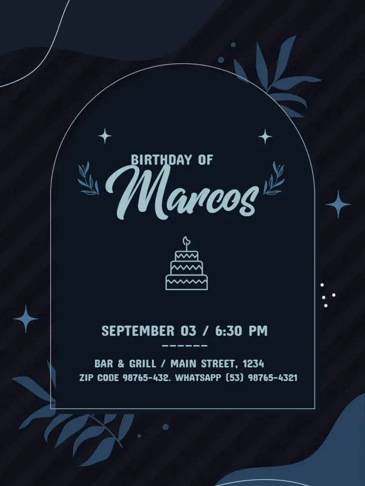 Blue Night Online invitation