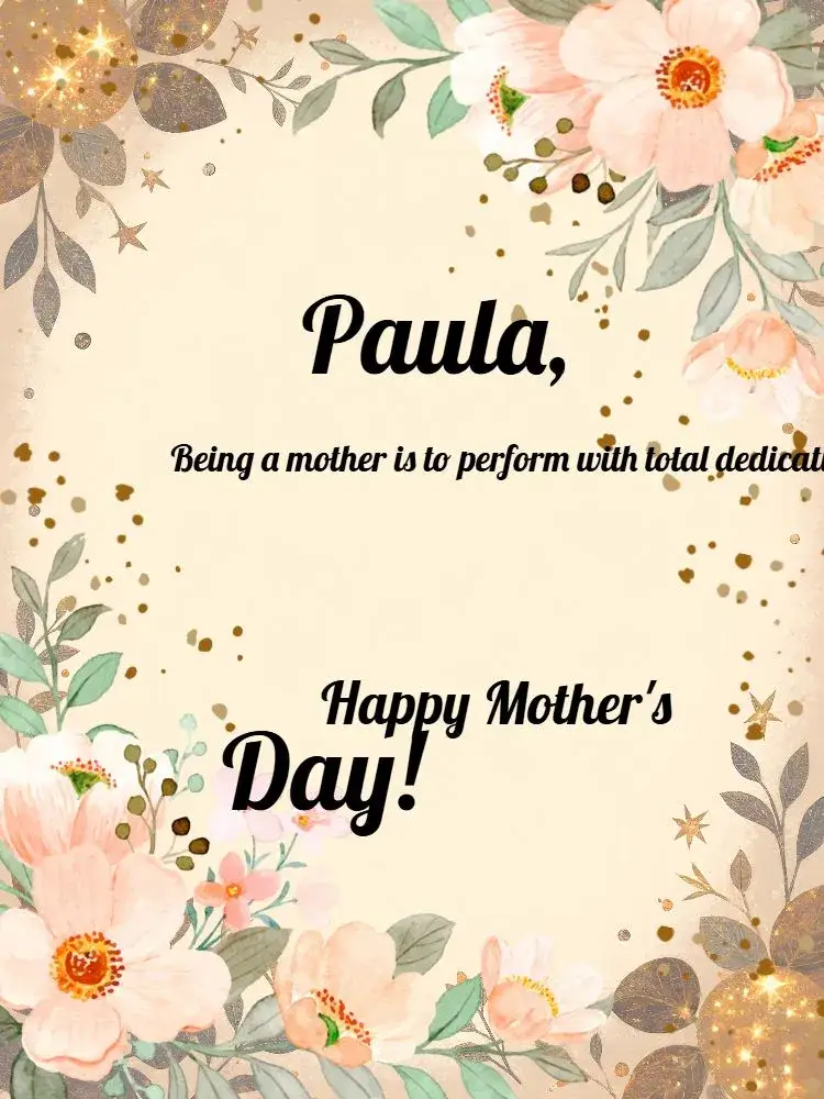 Invitation Green Mother's Day Card – Commemorative Dates theme floral, modern, green, minimalist, romantic